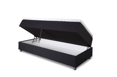 Seng med opbevaring unden topmadres  