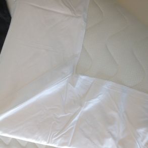  ND KUVERTLAGEN 90X200x9+15  HVID PERCALE