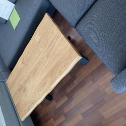 LEXPO Borneo sofabord 70X130X50 2/4 cm  oile eg med sort stel   Seng og stol pris       