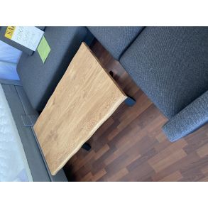 LEXPO Borneo sofabord 70X130X50 2/4 cm  oile eg med sort stel   Seng og stol pris       