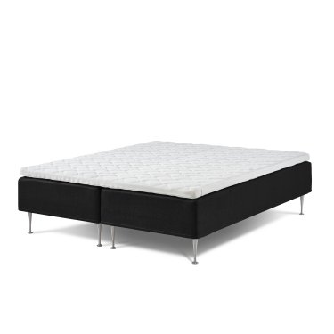 sengogstol  seng 2x 90x200 (180x200) med 4 cm latex top 