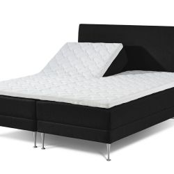 Lama First  Elevations seng 180x200 med 4cm latex top  med gavl