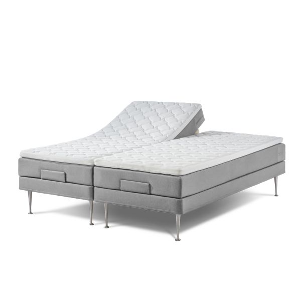 Kompatibel med Bule Pil seng og stol Elevations seng 180x200 med 4cm latex top fave grå elller sort  - Elevationssenge - Sengogstol.dk