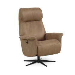 Tristan stol med indbygget skamel  i stof 