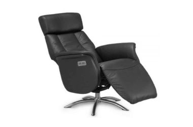 Lænestol med skammel 